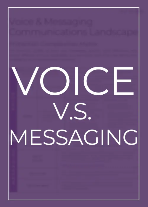 Numeracle's Voice vs. Messaging Matrix